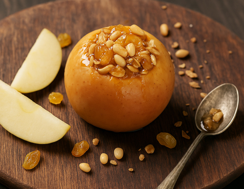 Manzanas asadas con miel