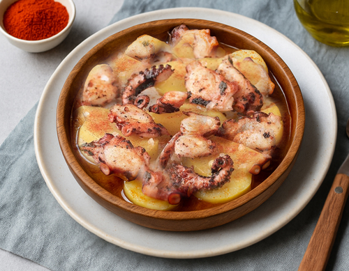 Pulpo a la gallega Burger Rezeptbuch